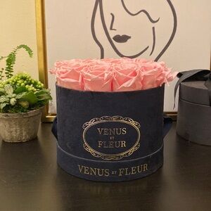VENUS ET FLEUR ROSES .